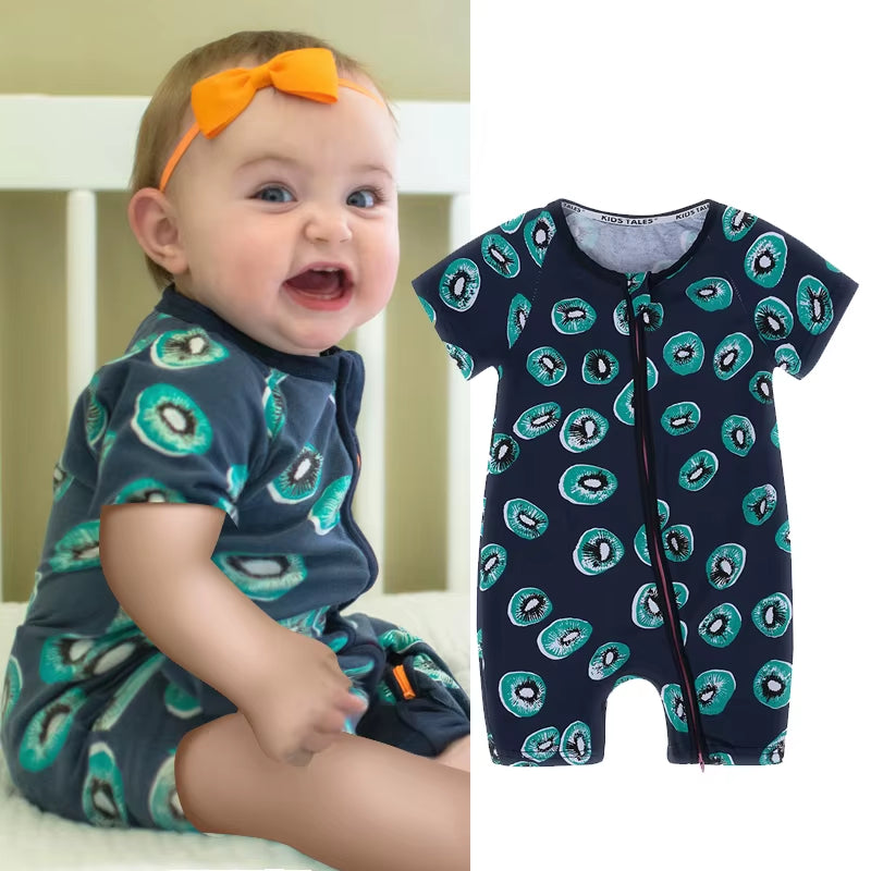 Unisex Newborn Baby Rompers Cotton Baby Boy Clothes Infant Jumpsuits Summer Bebe Clothes Short Sleeve Baby Girls Rompers Summer
